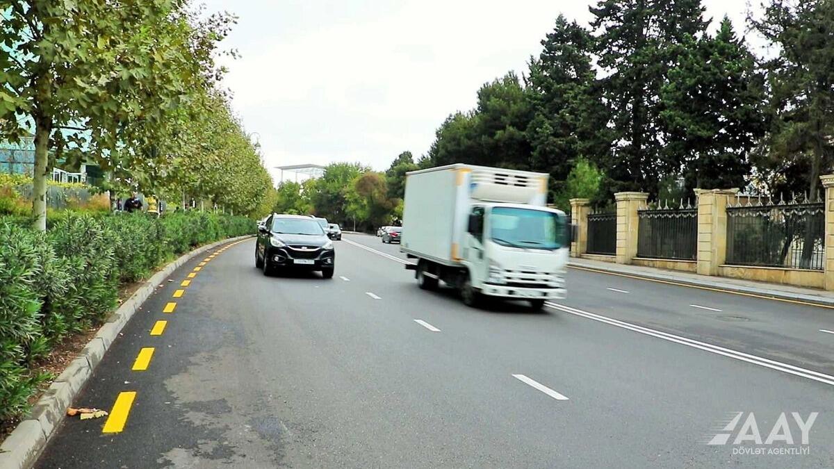 В центре Баку завершен ремонт одной из улиц