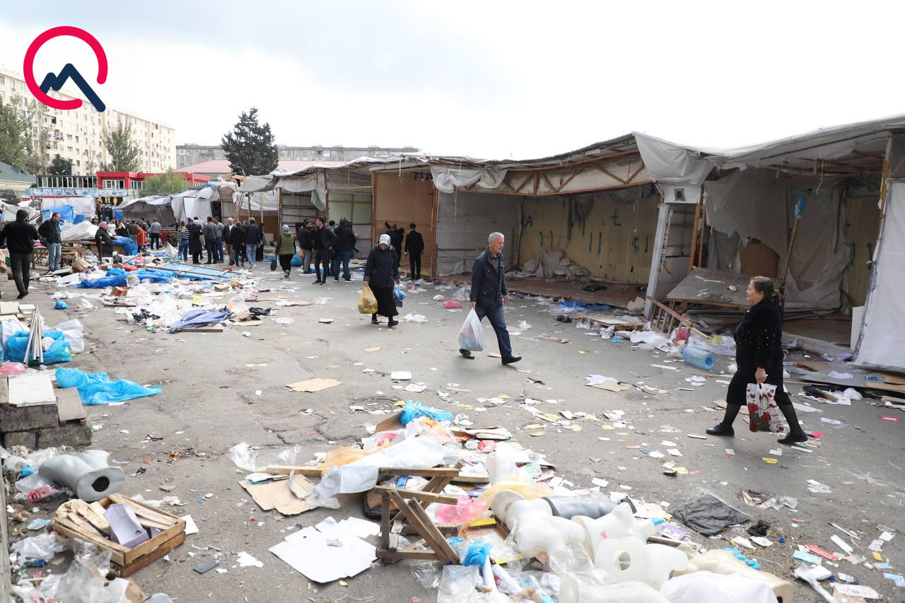 Hazırda “Vosmoy” bazarındakı vəziyyət