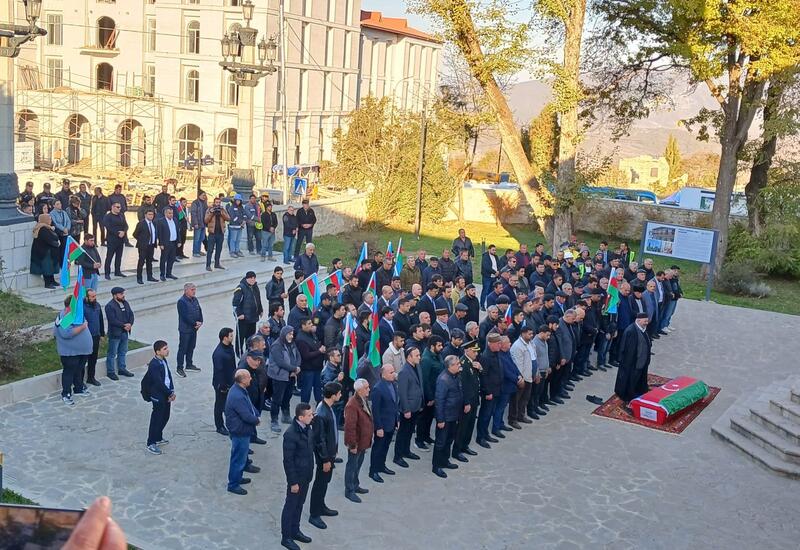 Останки пропавшего без вести в I Карабахской войне шехида перезахоронили в Шуше