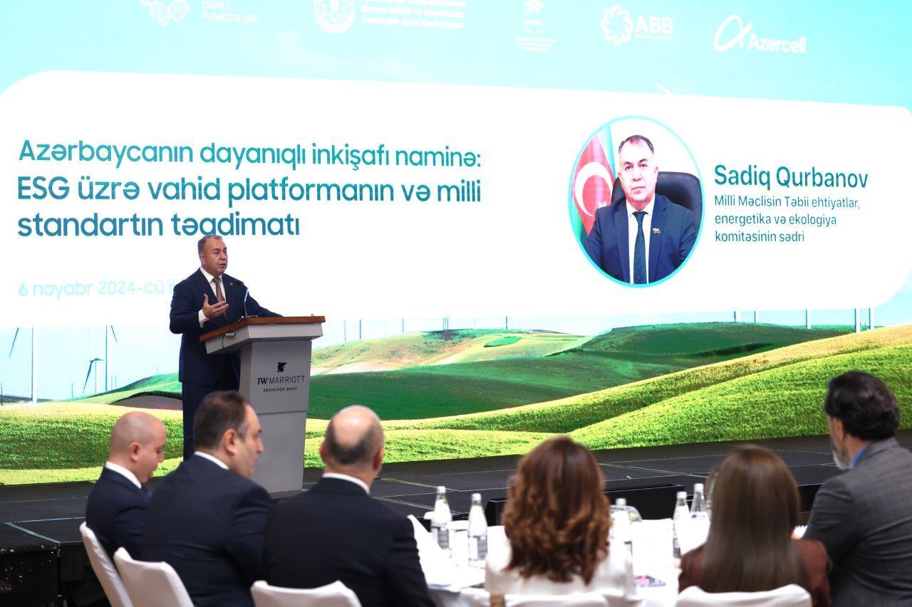 ESG üzrə vahid platformanın və milli standartın təqdimatı ilə bağlı konfrans keçirilib