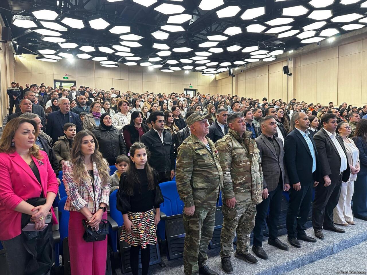 Füzuli şəhərində Zəfər Gününə həsr olunmuş konsert təşkil edilib