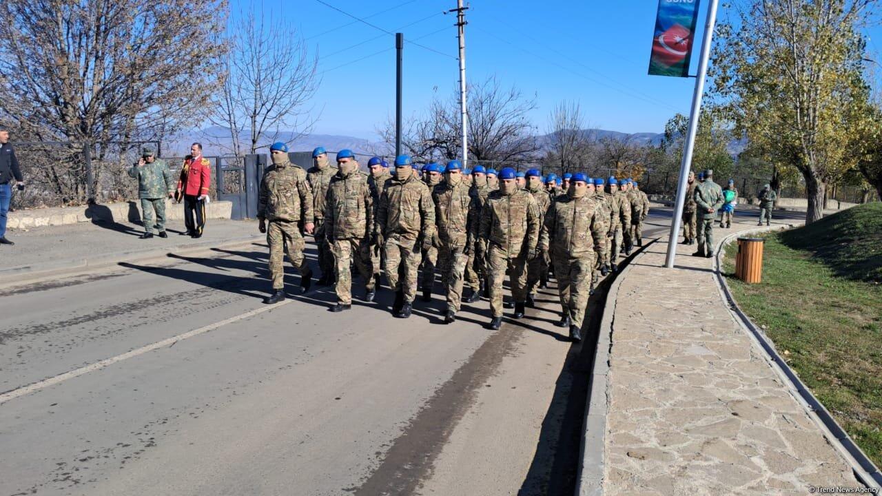 В городе Шуша прошло торжественное шествие и парад по случаю 8 ноября - Дня Победы