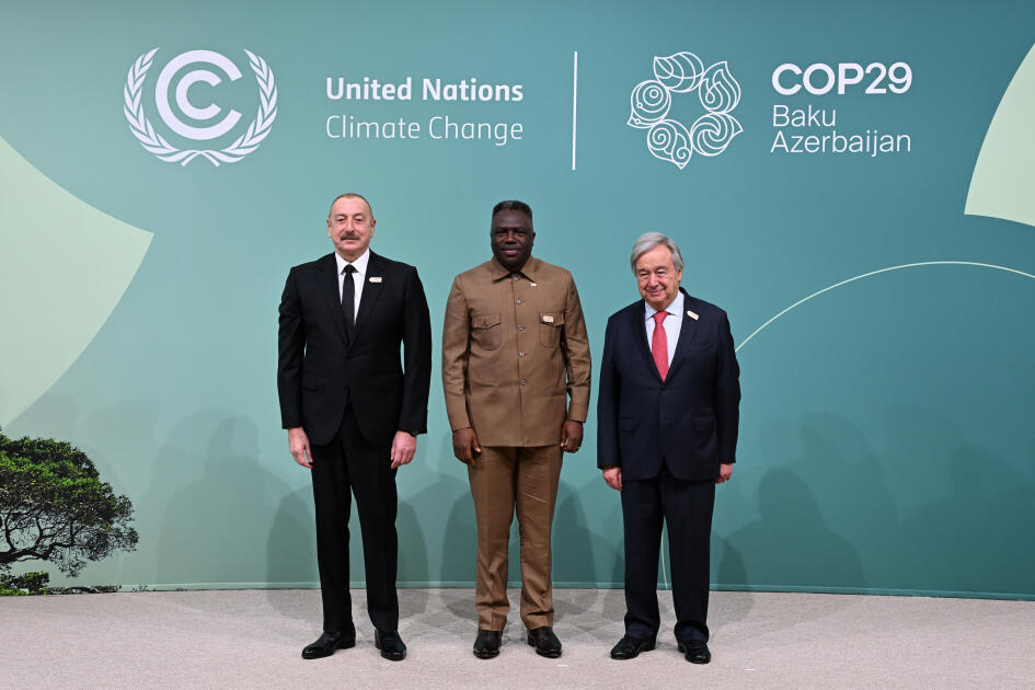 В Баку состоялась церемония открытия Саммита лидеров COP29, Президент Ильхам Алиев выступил на мероприятии