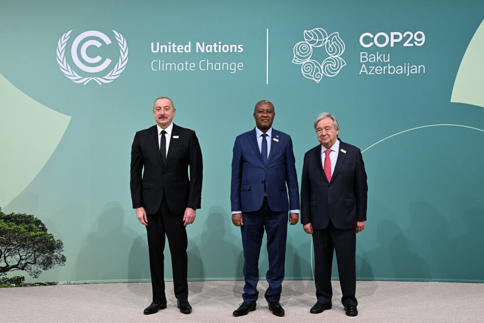 В Баку состоялась церемония открытия Саммита лидеров COP29, Президент Ильхам Алиев выступил на мероприятии