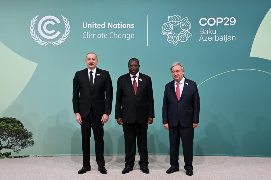 В Баку состоялась церемония открытия Саммита лидеров COP29, Президент Ильхам Алиев выступил на мероприятии