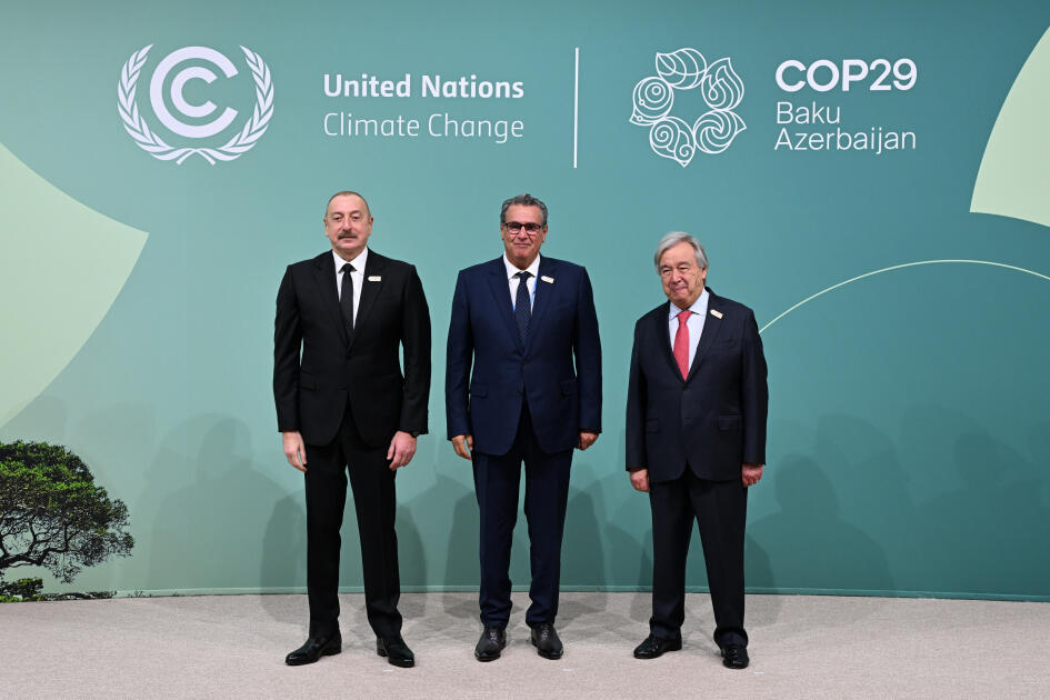 В Баку состоялась церемония открытия Саммита лидеров COP29, Президент Ильхам Алиев выступил на мероприятии