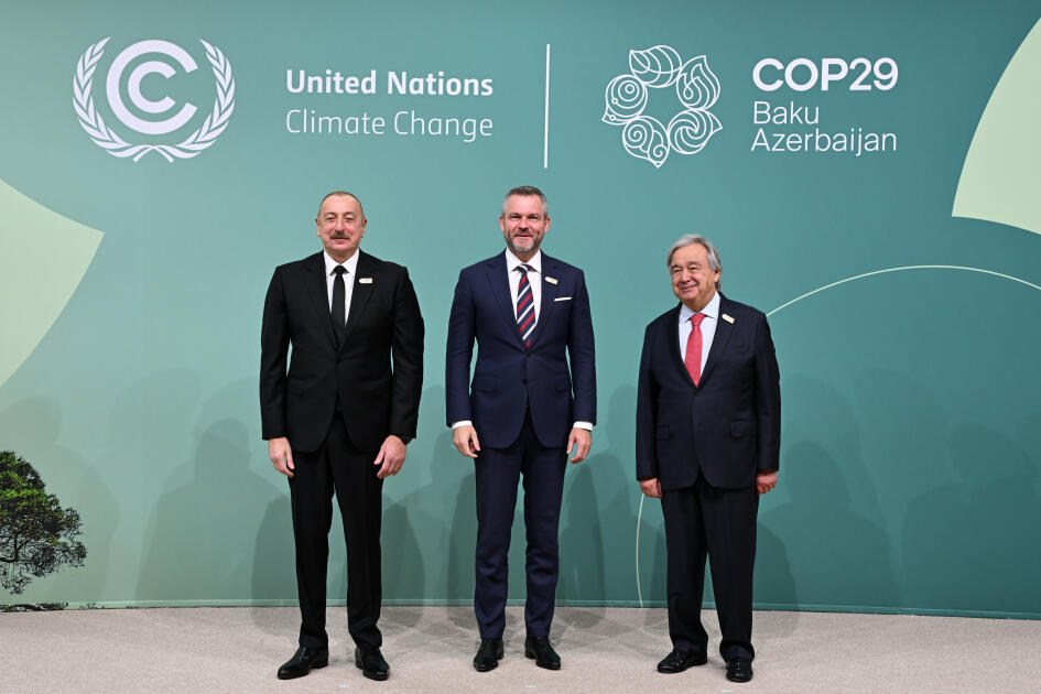 В Баку состоялась церемония открытия Саммита лидеров COP29, Президент Ильхам Алиев выступил на мероприятии