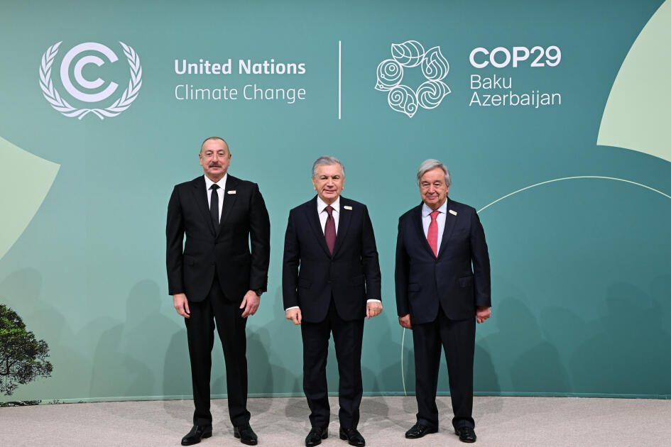 В Баку состоялась церемония открытия Саммита лидеров COP29, Президент Ильхам Алиев выступил на мероприятии