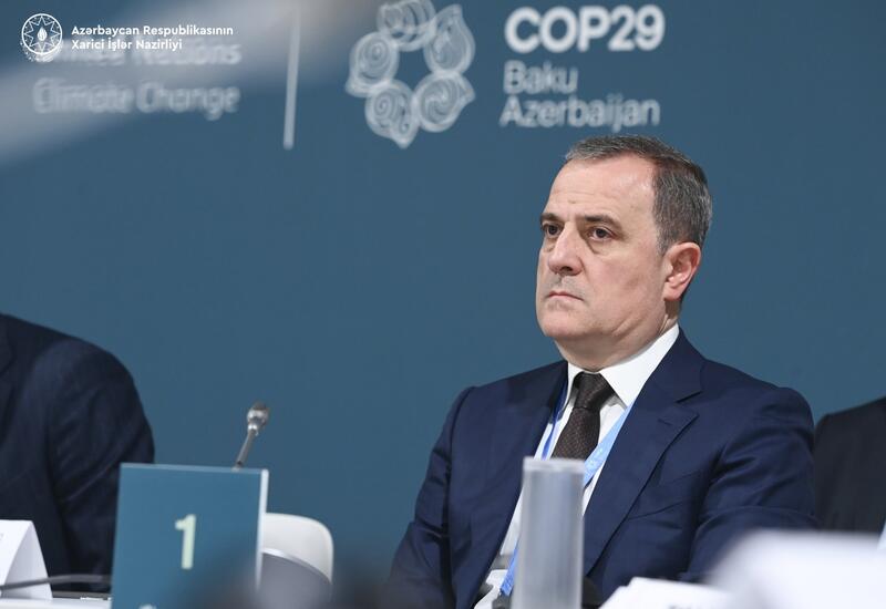 Джейхун Байрамов выступил в рамках COP29 на тему климатического финансирования