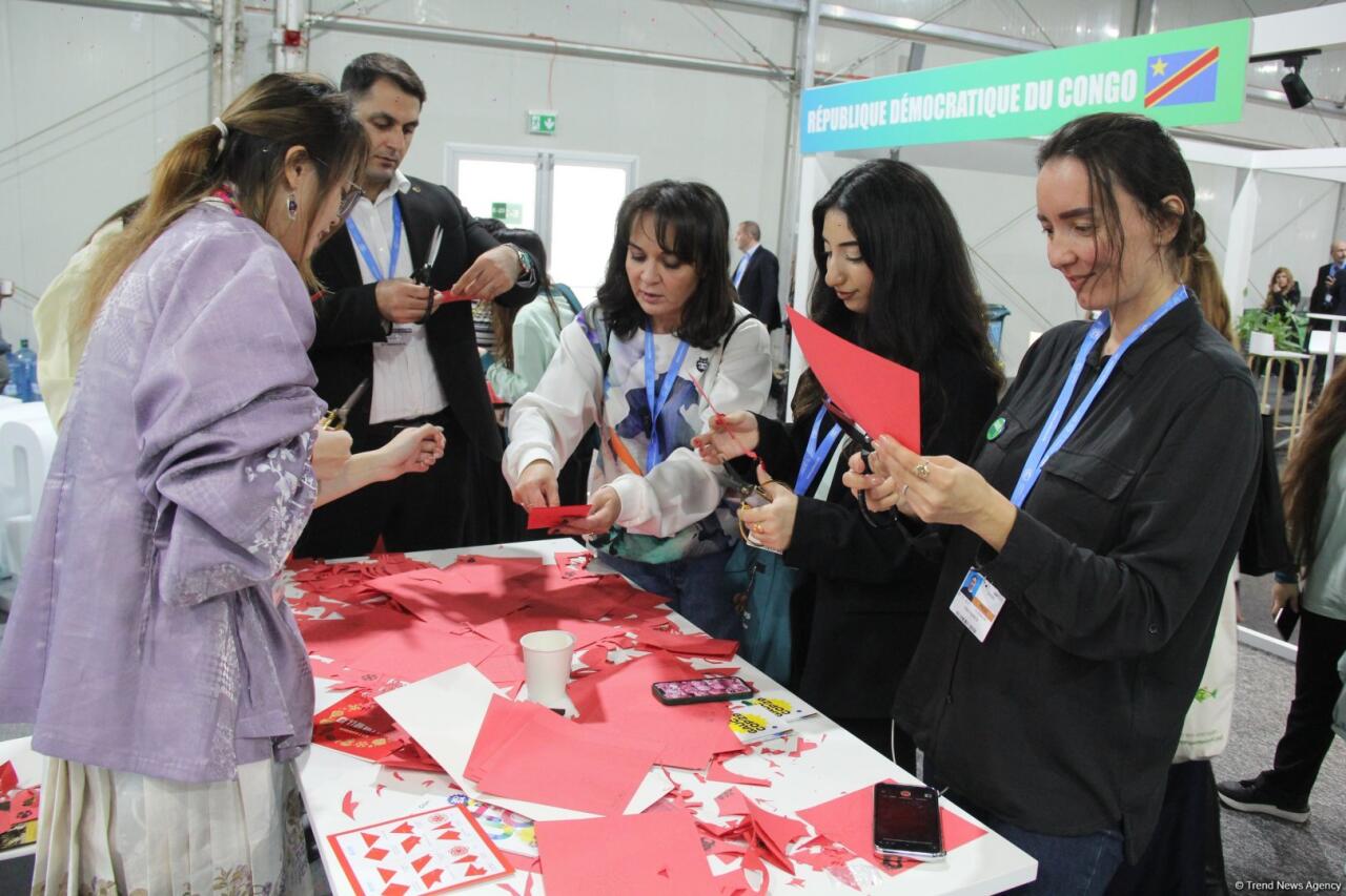 Креативные павильоны, ковры, экспозиции на COP29 в Баку