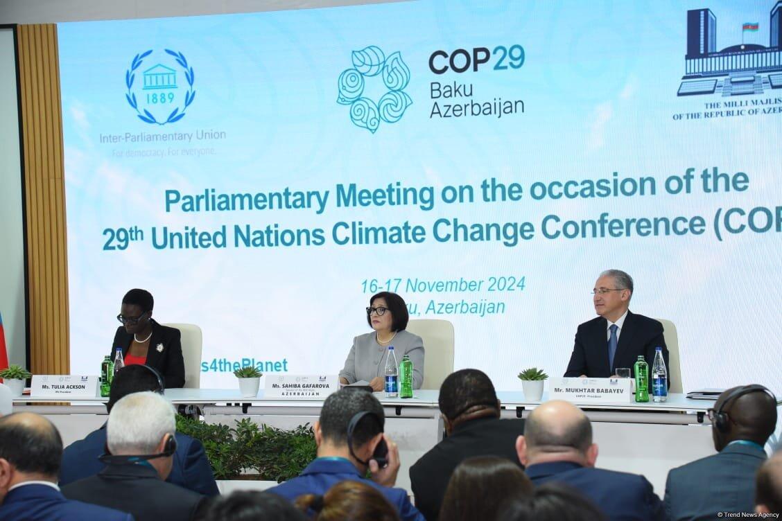 В Баку состоялось открытие Парламентской встречи в рамках COP29