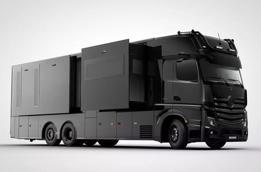 Посмотрите на роскошный автодом от Brabus на базе Mercedes-Benz Actros