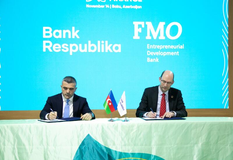 COP29 çərçivəsində Bank Respublika və FMO arasında böyük kredit sazişi imzalandı