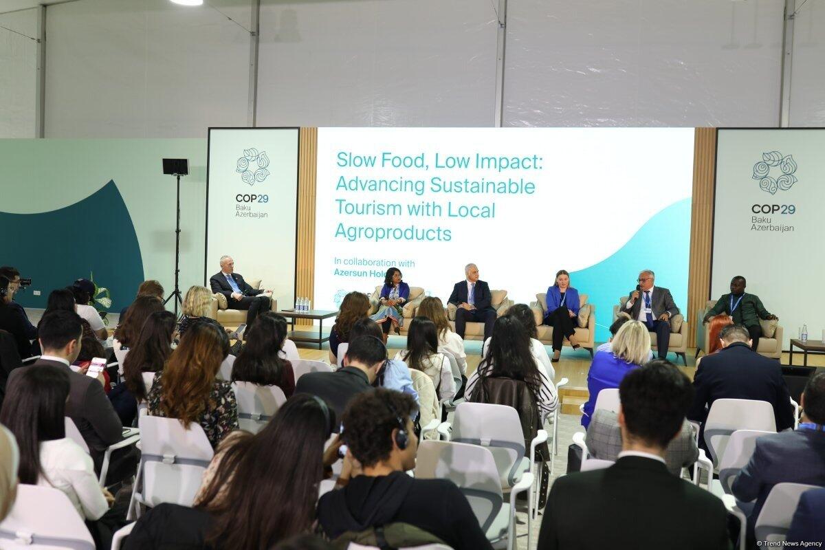 На COP29 прошла панельная дискуссия на тему "Slow Food"