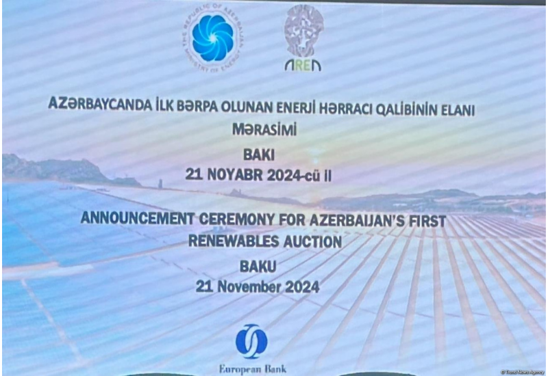 На COP29 назвали победителя первого аукциона возобновляемых источников энергии