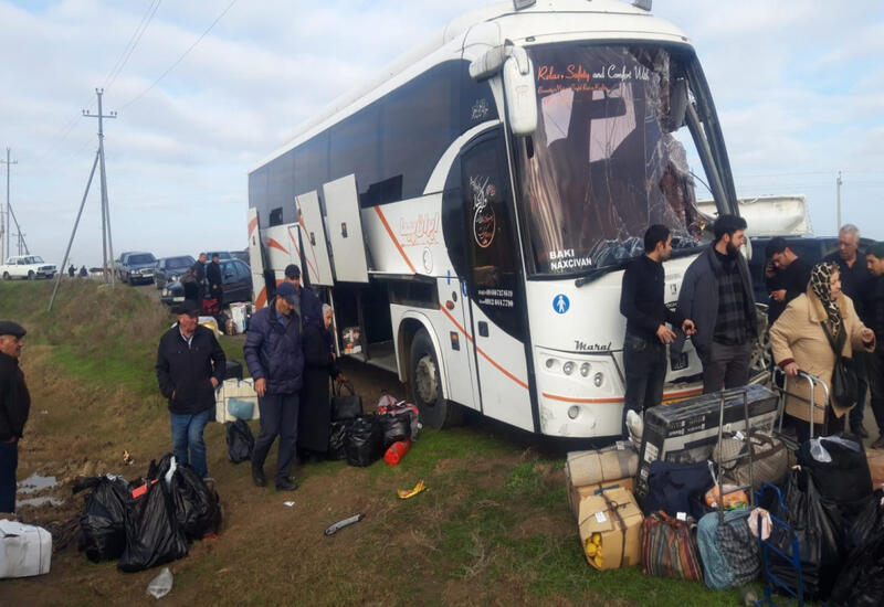 Крупное ДТП в Азербайджане, есть пострадавшие