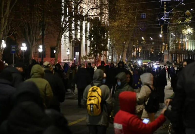 В Тбилиси протестующие вновь собираются на акцию