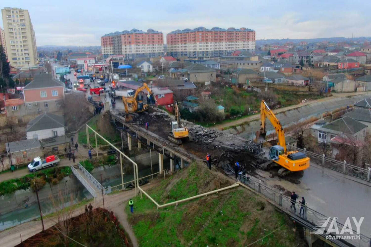 Новый проект в Азербайджане: 100-метровый мост с шестью пролетами