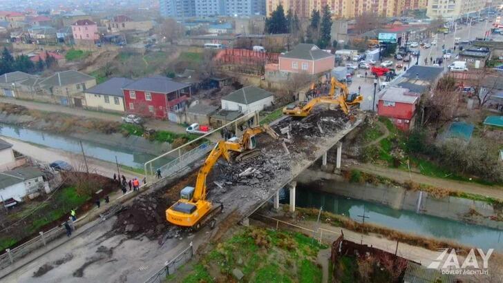 Новый проект в Азербайджане: 100-метровый мост с шестью пролетами