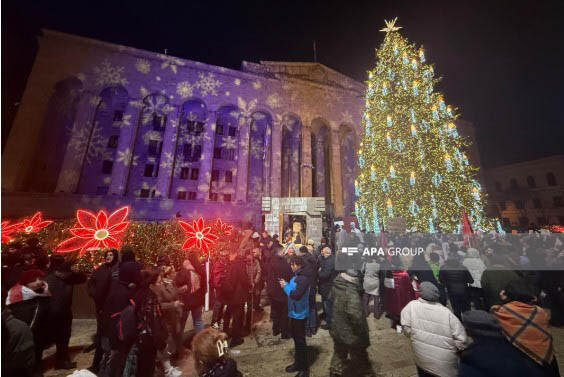 В Тбилиси возобновлена акция протеста