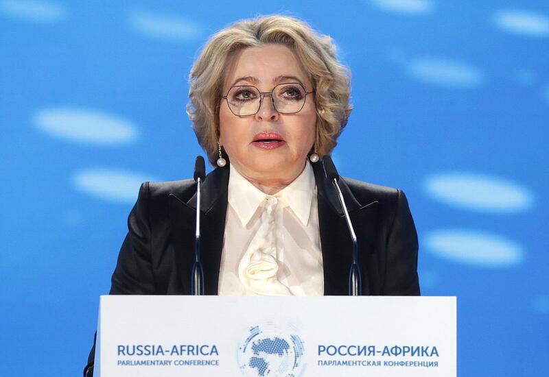 Valentina Matviyenko Prezident İlham Əliyevə təbrik məktubu ünvanlayıb