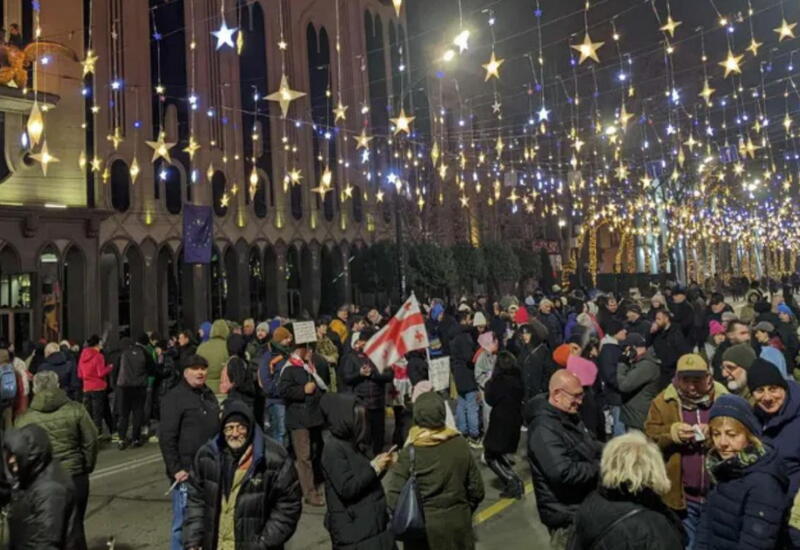 В Тбилиси проходит очередная акция протеста