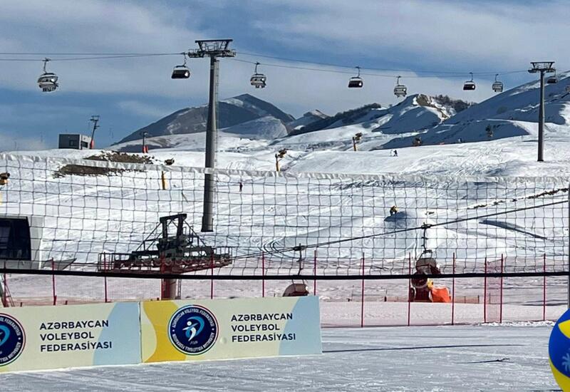 Определились команды, которые примут участие в чемпионате Азербайджана по снежному волейболу