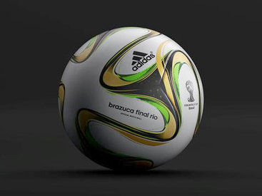 Представлен официальный мяч финала ЧМ-2014 по футболу - ВИДЕО