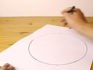 Как нарисовать идеальный круг без циркуля - ВИДЕО