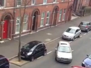 Видео с женщиной на парковке собрало миллион просмотров - ВИДЕО