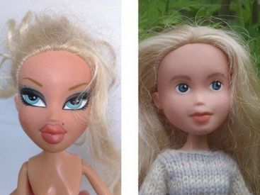 Какими могли бы быть детские куклы без агрессивного макияжа - ФОТОСЕССИЯ