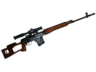 Снайперская винтовка Драгунова: на не совсем привычном месте - ФОТО
