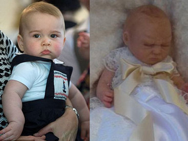 Куклу-копию принца Джорджа продали за 2800 долларов - ФОТО