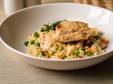 Рис с цыпленком - Пошаговый рецепт - ФОТО