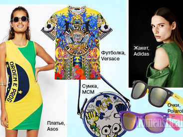 Мода в цветах чемпионата мира по футболу - 2014 - ФОТО