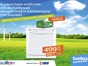 BEKO QABYUYAN MAŞINLARINDA YENİ TEXNOLOGİYA!