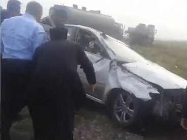 Водитель чудом выжил в страшном ДТП в Кюрдамире - ОБНОВЛЕНО - ВИДЕО