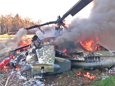 Армянский Ми-24 был сбит при атаке позиций азербайджанской армии - ОБНОВЛЕНО
