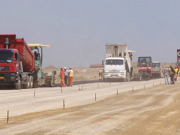 Ускорено строительство дороги Бильгя-Новханы-Шамахы - ФОТО