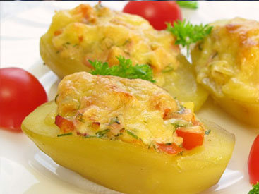 Фаршированный картофель - Пошаговый рецепт - ФОТО