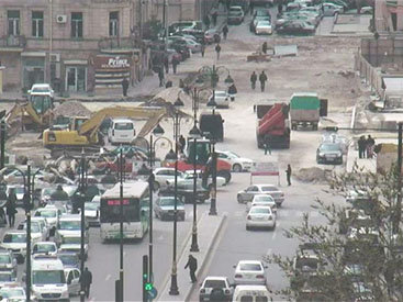 В центре Баку перекрыт ряд улиц - ОБНОВЛЕНО - ФОТО - КАРТА