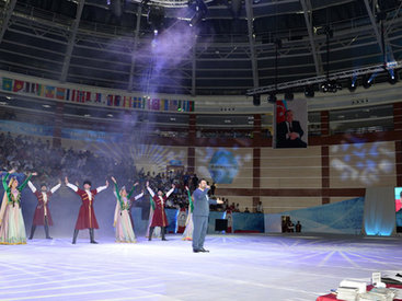 Состоялось открытие международного турнира по борьбе памяти Общенационального лидера Гейдара Алиева - ФОТО