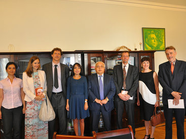 В Кабинете Министров состоялась встреча с учеными Оксфордского университета - ФОТО