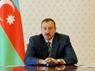 Президент Ильхам Алиев наградил медалью "Терегги" ряд лиц, имеющих заслуги в жизни Евлахского района