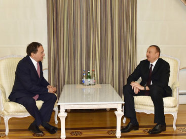 Президент Ильхам Алиев принял председателя парламента Лихтенштейна и генсека Социнтерна - ОБНОВЛЕНО - ФОТО
