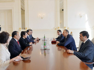 Президент Ильхам Алиев принял главу МИД Гондураса - ОБНОВЛЕНО - ФОТО
