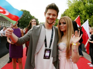 Eldar & Nigar приняли участие в церемонии открытия "Евровидения 2011" - ФОТОСЕССИЯ - ВИДЕО