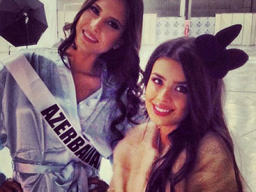 Айсель Манафова участвует в мероприятиях в рамках "Мисс Вселенная-2013" - ФОТО