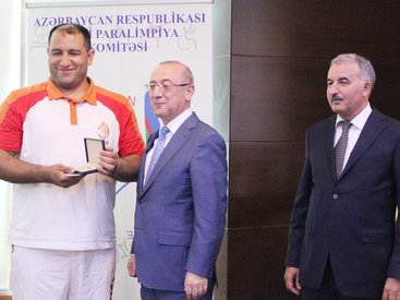 В Баку чествовали паралимпийцев-призеров Евроигр - ФОТО