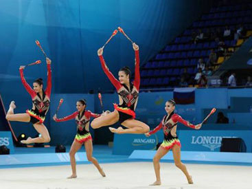 Киевский дебют азербайджанских гимнасток удался